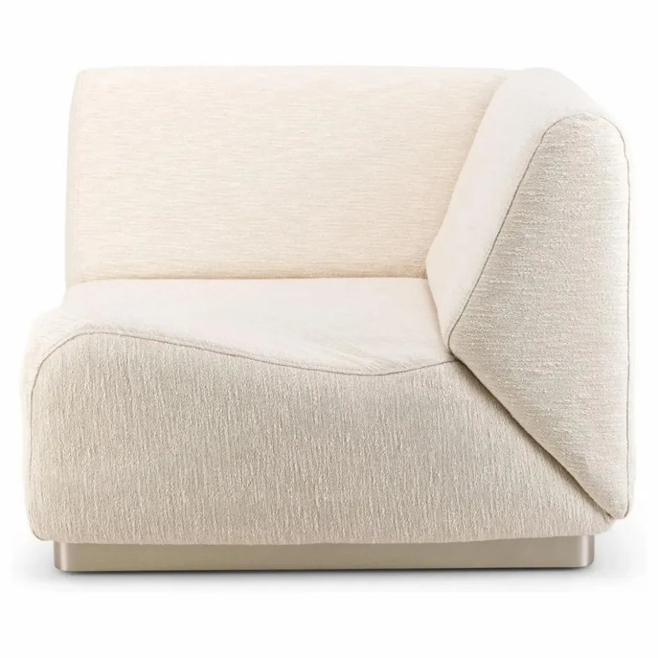 The Socialite Family Module d'angle Rotondo en tissu tramé || Canapés, Fauteuils