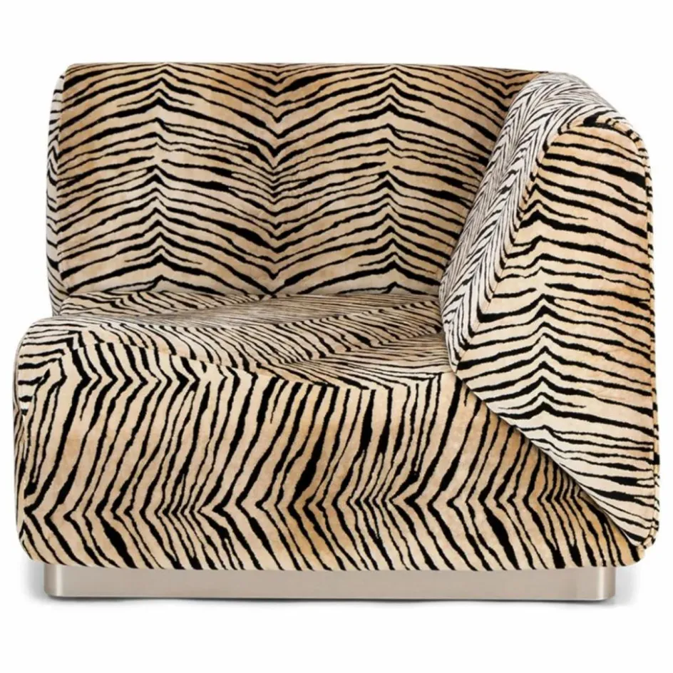 Online Module d'angle Rotondo en velours | Canapés, Fauteuils