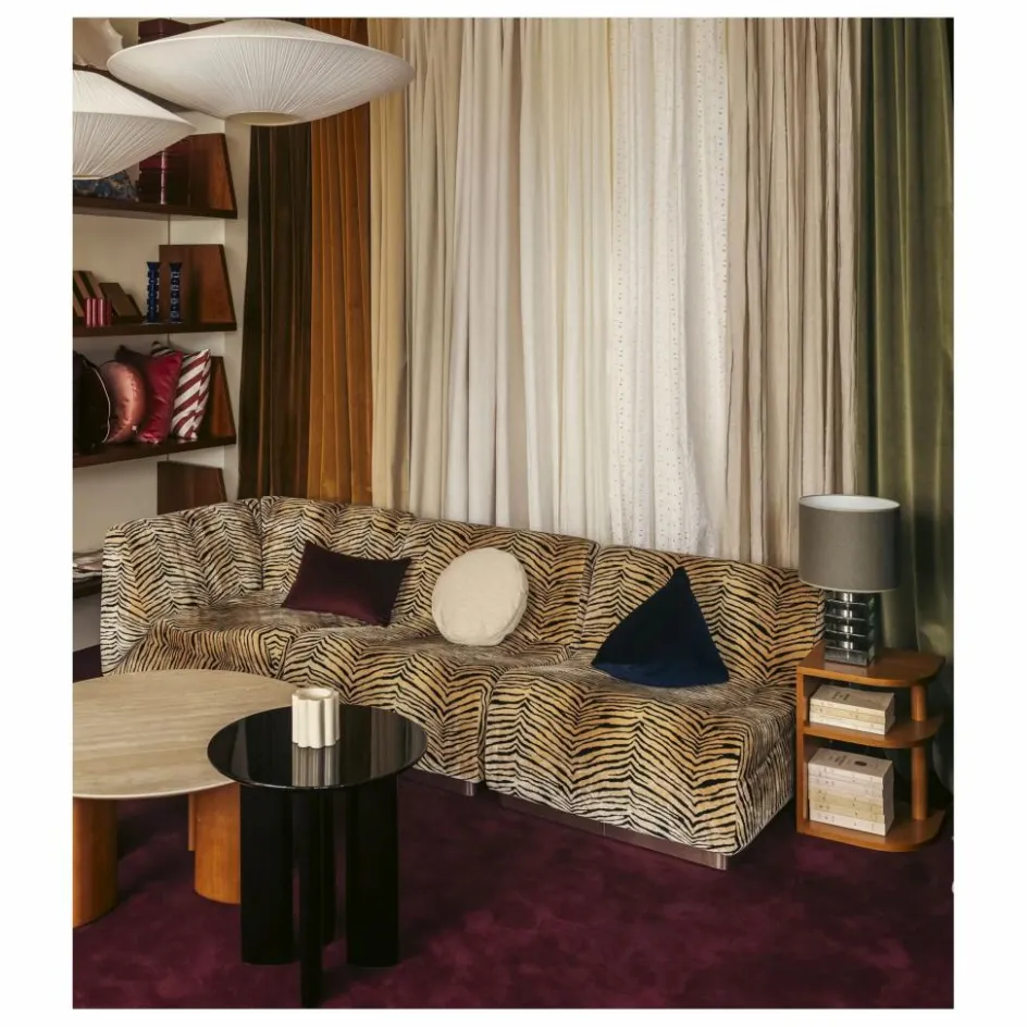 Online Module d'angle Rotondo en velours | Canapés, Fauteuils