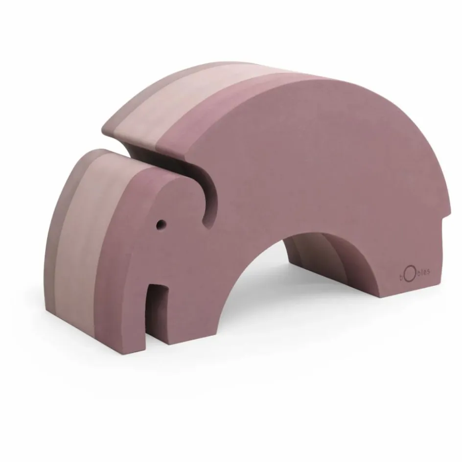 Online BObles Module de motricité Eléphant en EVA | Rose