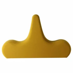 Hot Verpan Module double lounge Welle en laine | Jaune