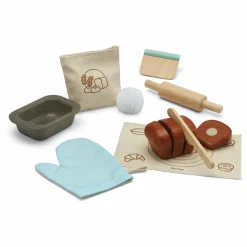 Plan Toys Cuisines, Marchandes*Mon atelier à pain en bois d'hévéa