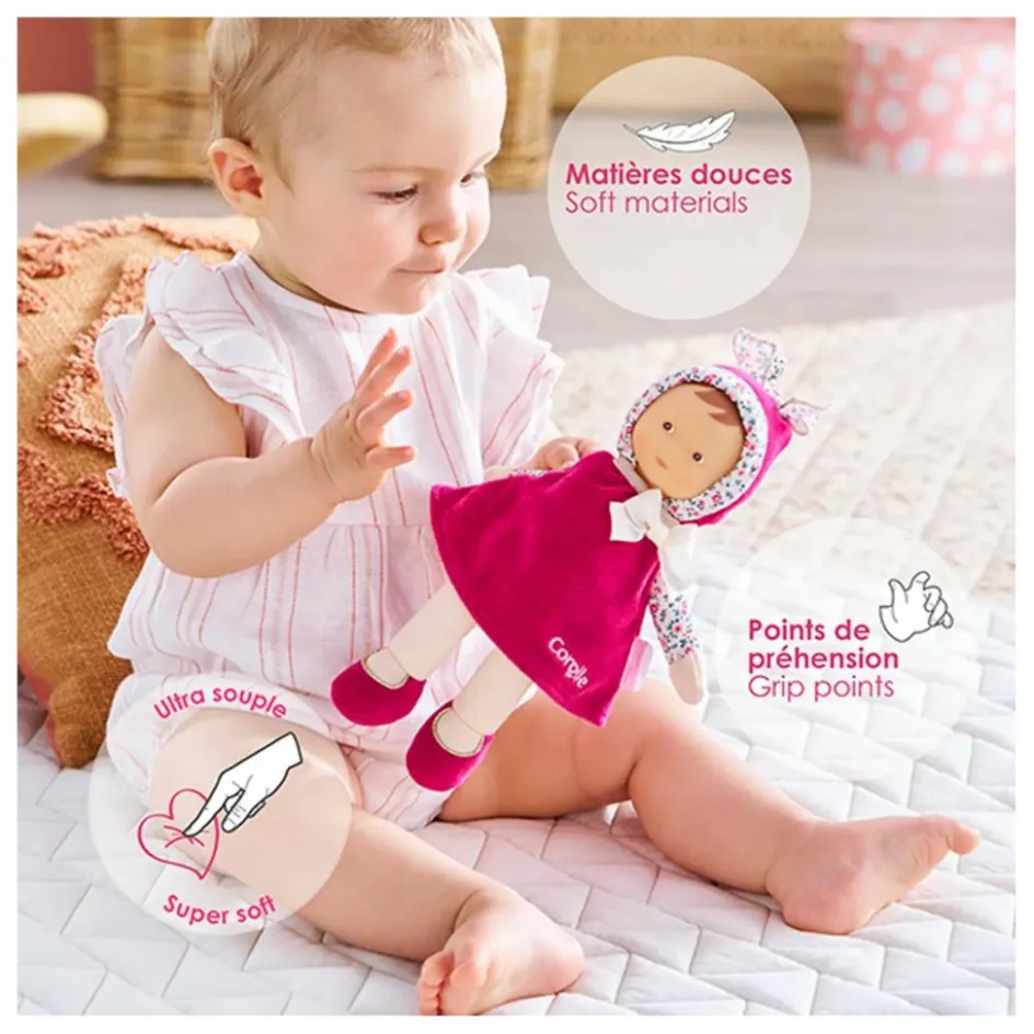 Outlet Corolle Mon doudou - Miss Rose Grenadine | Framboise