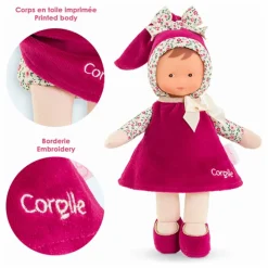 Outlet Corolle Mon doudou - Miss Rose Grenadine | Framboise