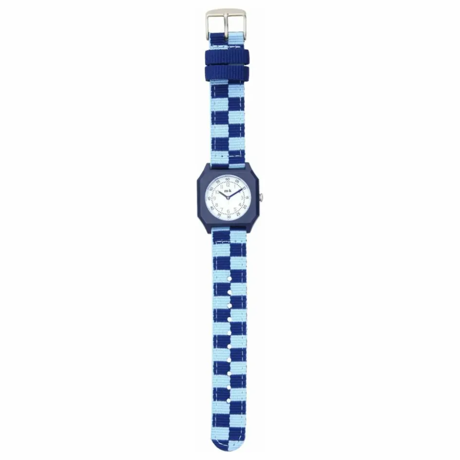 Mini Kyomo Montre Damier Blue Sunday ||Enfant Bijoux, Montres|Accessoires De Mode
