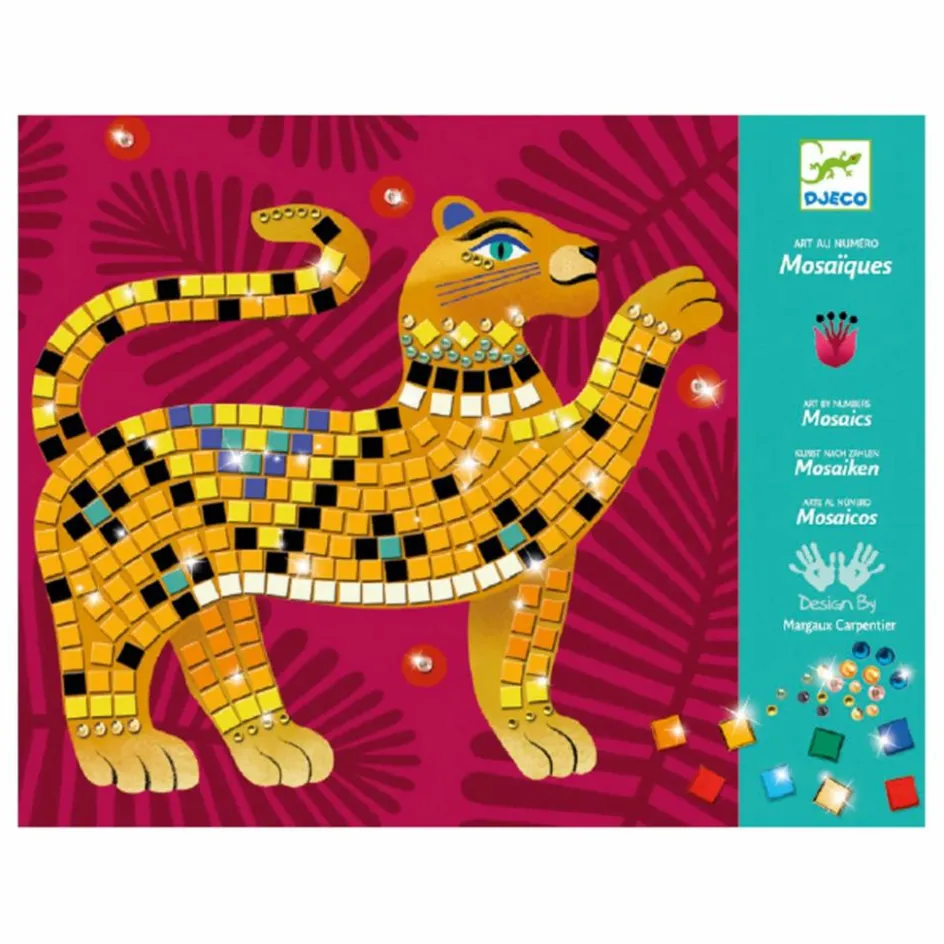 Hot Djeco Mosaïques Au cœur de la jungle Multicolore