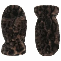 Sale Moufles Coco Léopard Fibres Recyclées | Femme Gants, Moufles