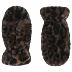 Sale Moufles Coco Léopard Fibres Recyclées | Femme Gants, Moufles