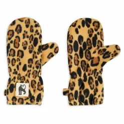 Mini Rodini Accessoires*Moufles Leopard Polyester Recyclé |
