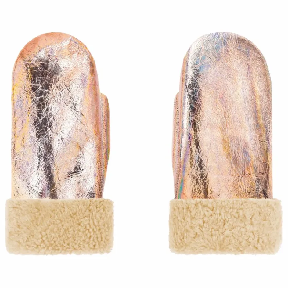 Femme ILDA'S sheep Gants, Moufles*Moufles Peau Lainée Mérinos Métallisées |