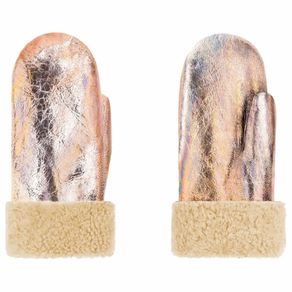 Femme ILDA'S sheep Gants, Moufles*Moufles Peau Lainée Mérinos Métallisées |