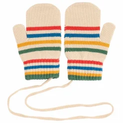 Hot Bobo Choses Moufles Rayées | Beige