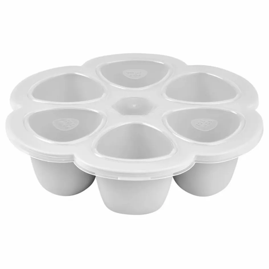 Discount Béaba Moule multiportions en silicone - 6x90 ml | Gris clair