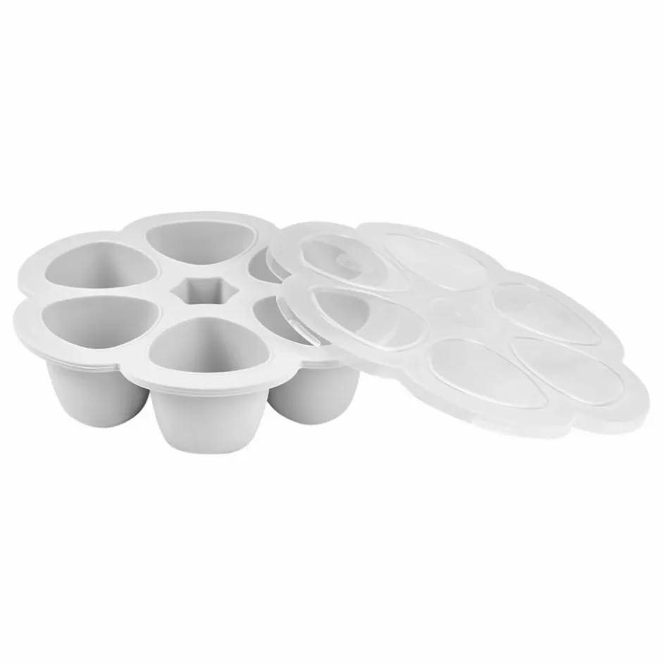 Discount Béaba Moule multiportions en silicone - 6x90 ml | Gris clair