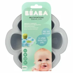 Discount Béaba Moule multiportions en silicone - 6x90 ml | Gris clair