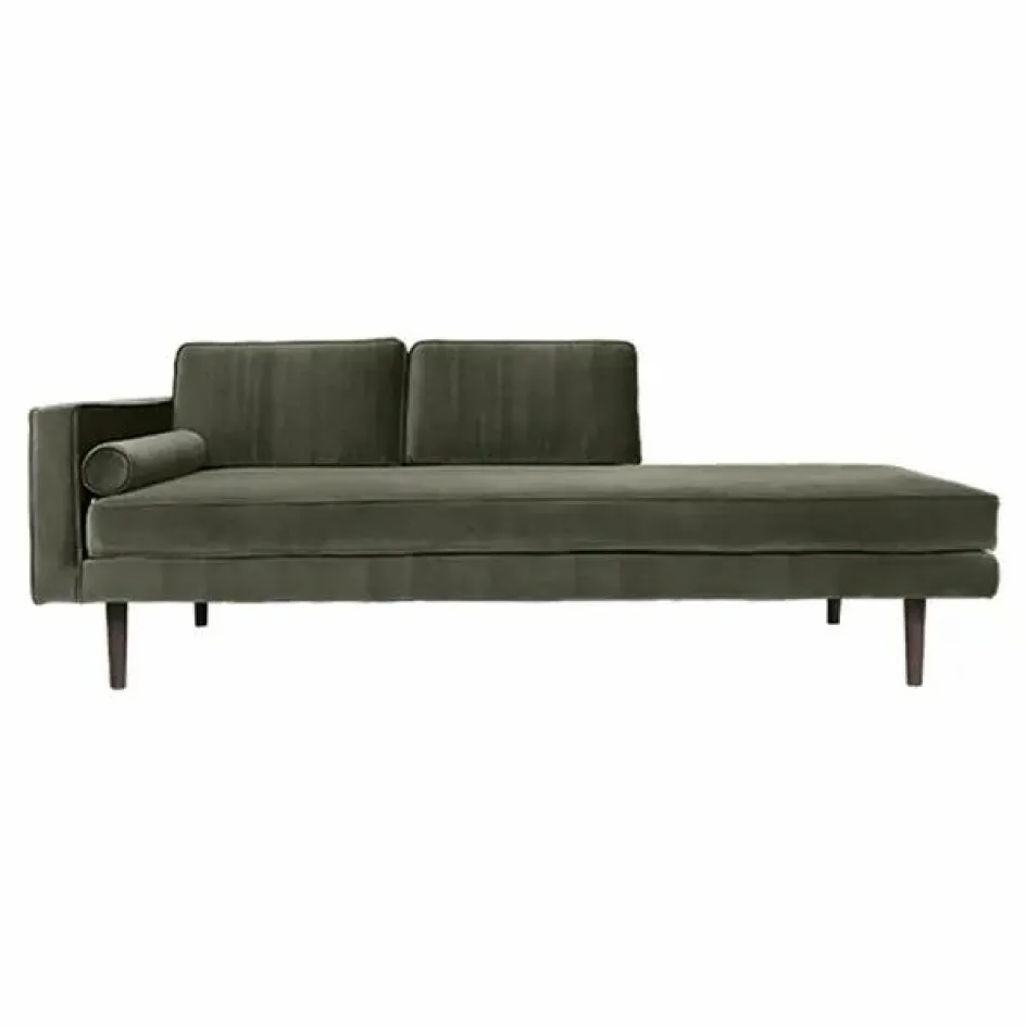 Hot Méridienne Wind en velours | Canapés, Fauteuils