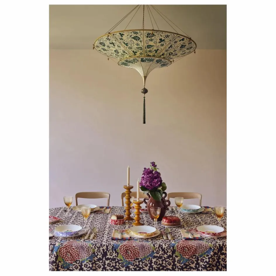 Lisa Corti Nappe Arabesque Corolla || Linge De Table|Art De La Table