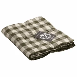 Maison de Vacances Nappe Bourdon en toile vintage vichy || Linge De Table|Art De La Table