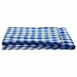 Online Gabrielle Paris Nappe en lin lavé Vichy | Bleu