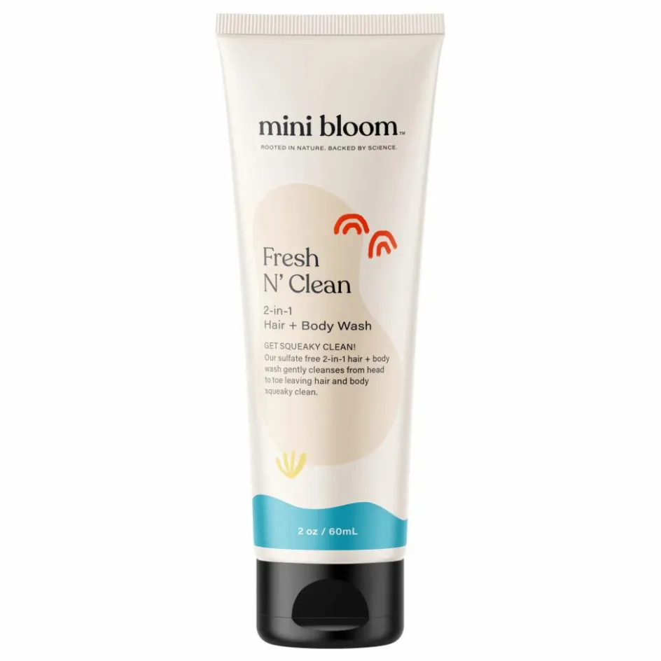 Enfant Mini Bloom Soins Du Corps|Tailles Voyage*Nettoyant corps et cheveux Fresh N' Clean