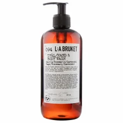 Hot L:A BRUKET Nettoyant mains & corps Sauge Romarin Lavande 094 - 450 ml Non teinté