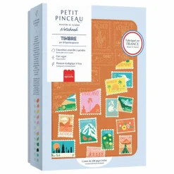 La Petite Épicerie Notebook à peindre - Timbre| Loisirs Créatifs