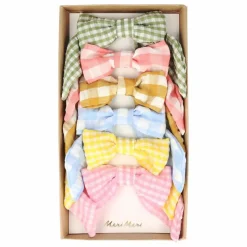 Enfant Meri Meri Accessoires De Mode*Nœuds vichy pour les cheveux - Set de 6