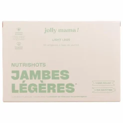 Jolly Mama Compléments Alimentaires|Compléments Alimentaires*Nutrishots jambes légères Light legs Complément alimentaire - 20 ampoules de 10 ml