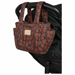 New Organisateur de poussette Hyde Park Maroon Poppies | Puériculture|Accessoires De Poussettes
