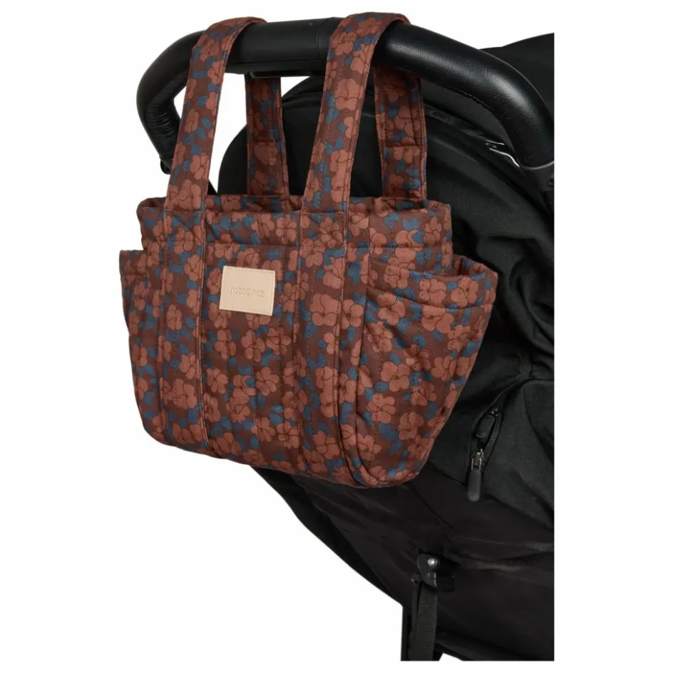 New Organisateur de poussette Hyde Park Maroon Poppies | Puériculture|Accessoires De Poussettes