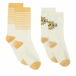 Enfant Hundred Pieces Nuit, Sous-Vêtements*Pack 2 Chaussettes Stripes Sun |