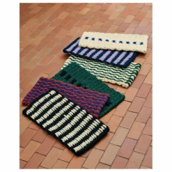 New Hay Paillasson Coco Stripe Wave | Marron