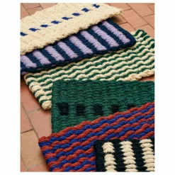 New Hay Paillasson Coco Stripe Wave | Marron