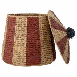 Sale Bloomingville Mini Panier avec couvercle Birsen | Rouge
