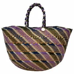 Discount Guanabana Panier Canasto Stripes Small | Vert