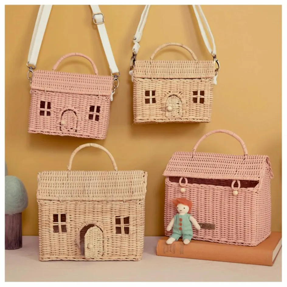 Olli Ella Panier Casa en rotin|Enfant Sacs, Petite Maroquinerie|Accessoires De Mode