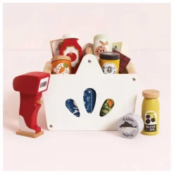 Le Toy Van Panier complet de courses et scanner| Cuisines, Marchandes