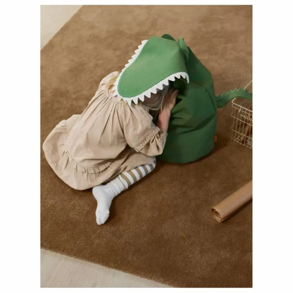Ferm Living Kids Panier de rangement Crocodile | Vert