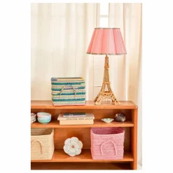 Enfant Rice Rangements|Patères, Paniers Enfant*Panier de rangement en raphia rayé