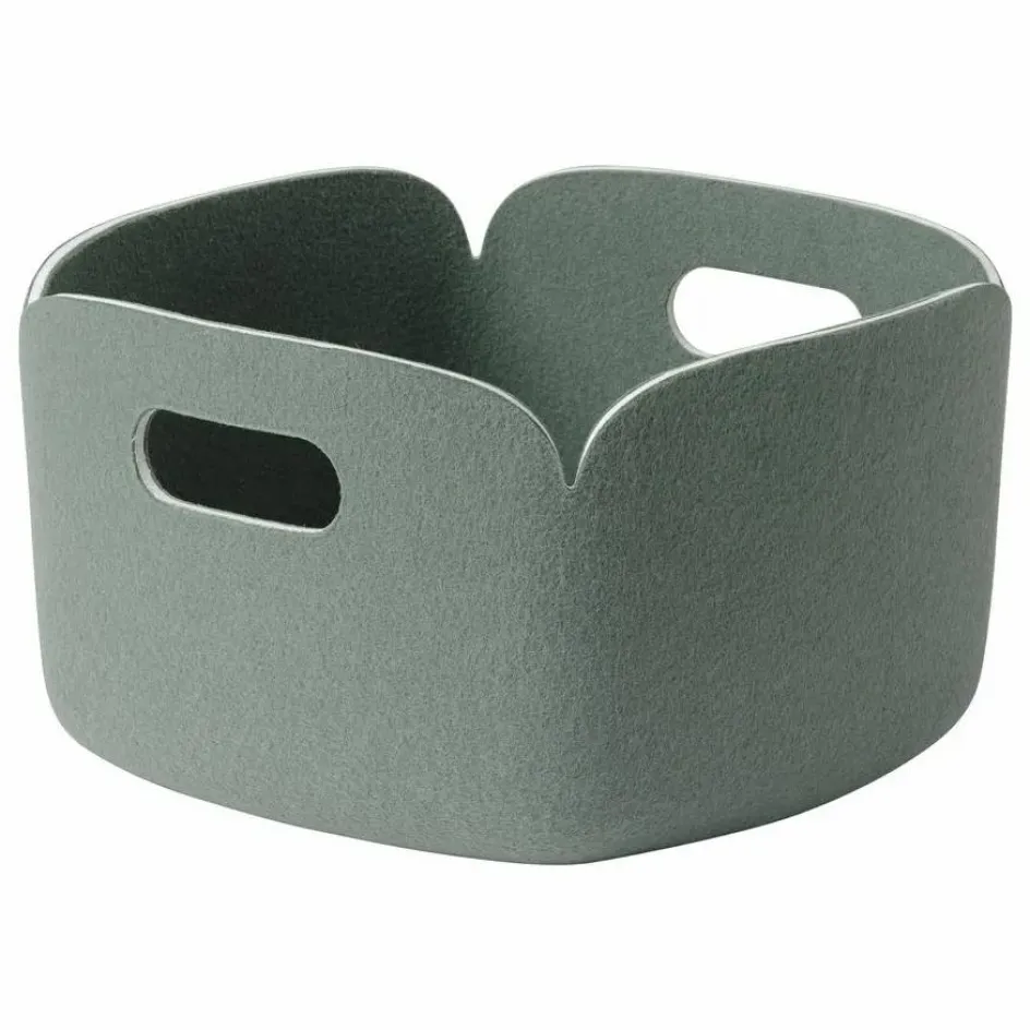 Discount Muuto Panier de rangement Restore | Vert pâle