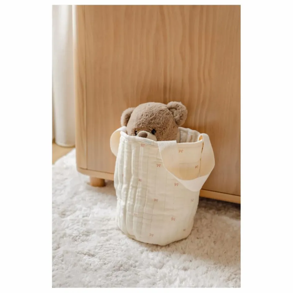 Soft Spot Panier de rangement Ribbon en coton bio ||Enfant Rangements|Patères, Paniers Enfant