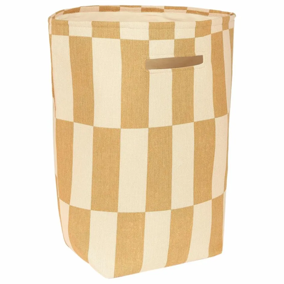 Outlet Nobodinoz Panier de rangement Vibes | Jaune moutarde