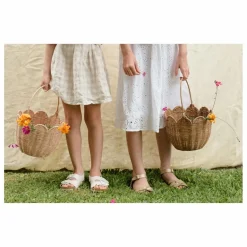 Discount Panier en rotin Petal Enfant Rangements|Patères, Paniers Enfant