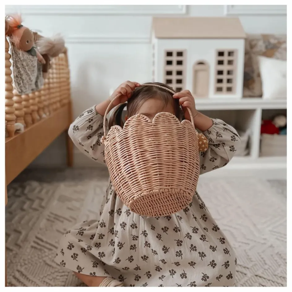Enfant Olli Ella Rangements|Patères, Paniers Enfant*Panier en rotin Petal |