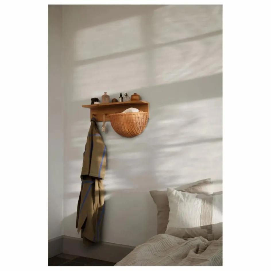 New Panier mural en rotin - set de 2 Enfant Rangements|Patères, Paniers Enfant