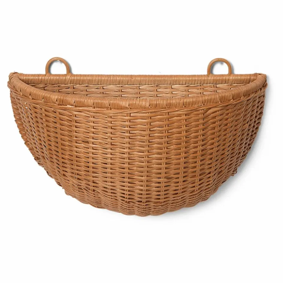 New Panier mural en rotin - set de 2 Enfant Rangements|Patères, Paniers Enfant