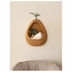Ferm Living Kids Panier mural Poire|Enfant Rangements Muraux|Patères, Paniers Enfant