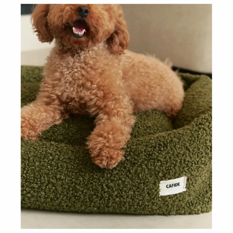 New Cafide Panier pour chien en bouclette Snozy | Vert