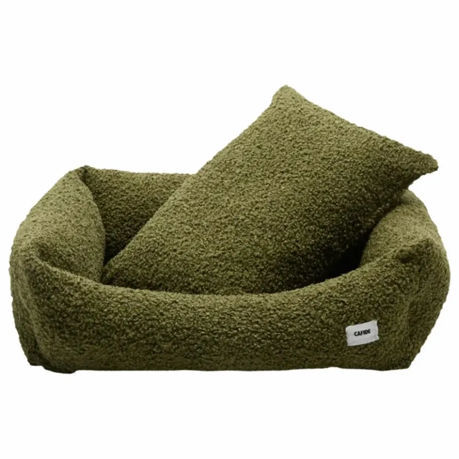 New Cafide Panier pour chien en bouclette Snozy | Vert