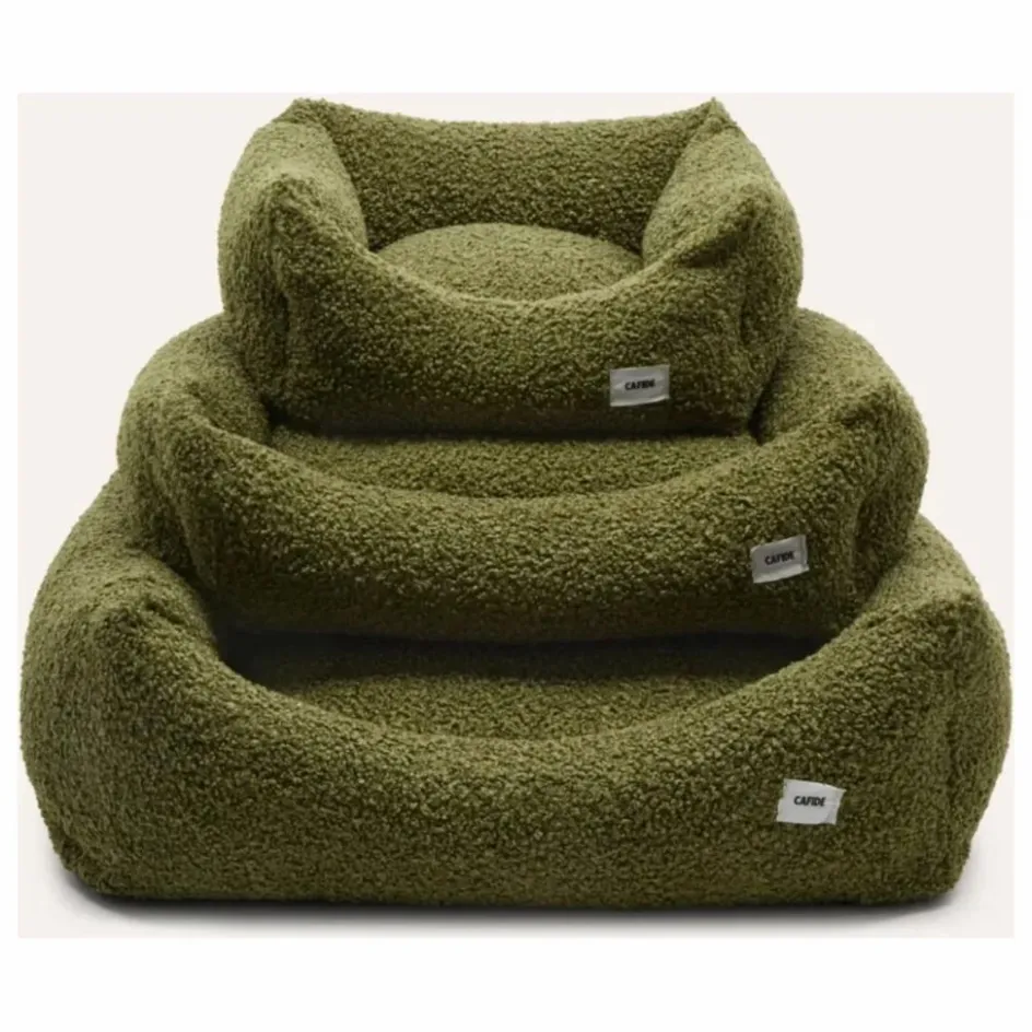 New Cafide Panier pour chien en bouclette Snozy | Vert
